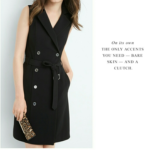 white house black market tuxedo dress